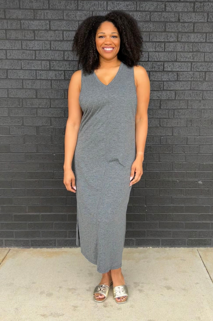 Nursing dress gray