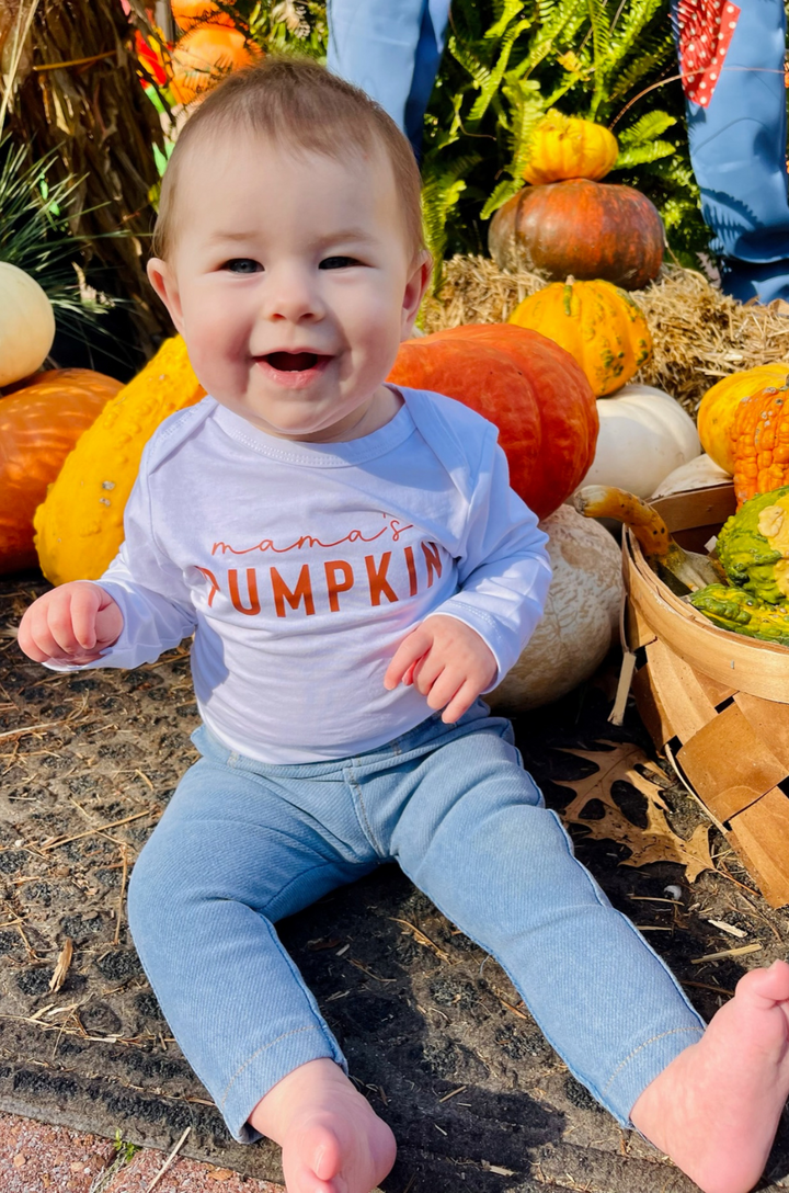 Mama's pumpkin onesie