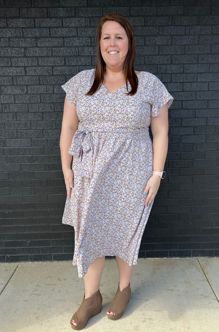 Floral nursing dress