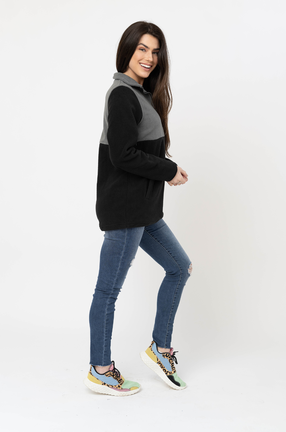 nursing fleece jacket