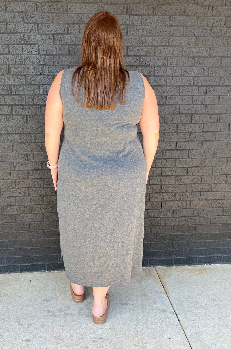 midi nursing dress