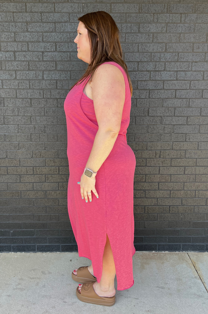 pink nursing dress summer