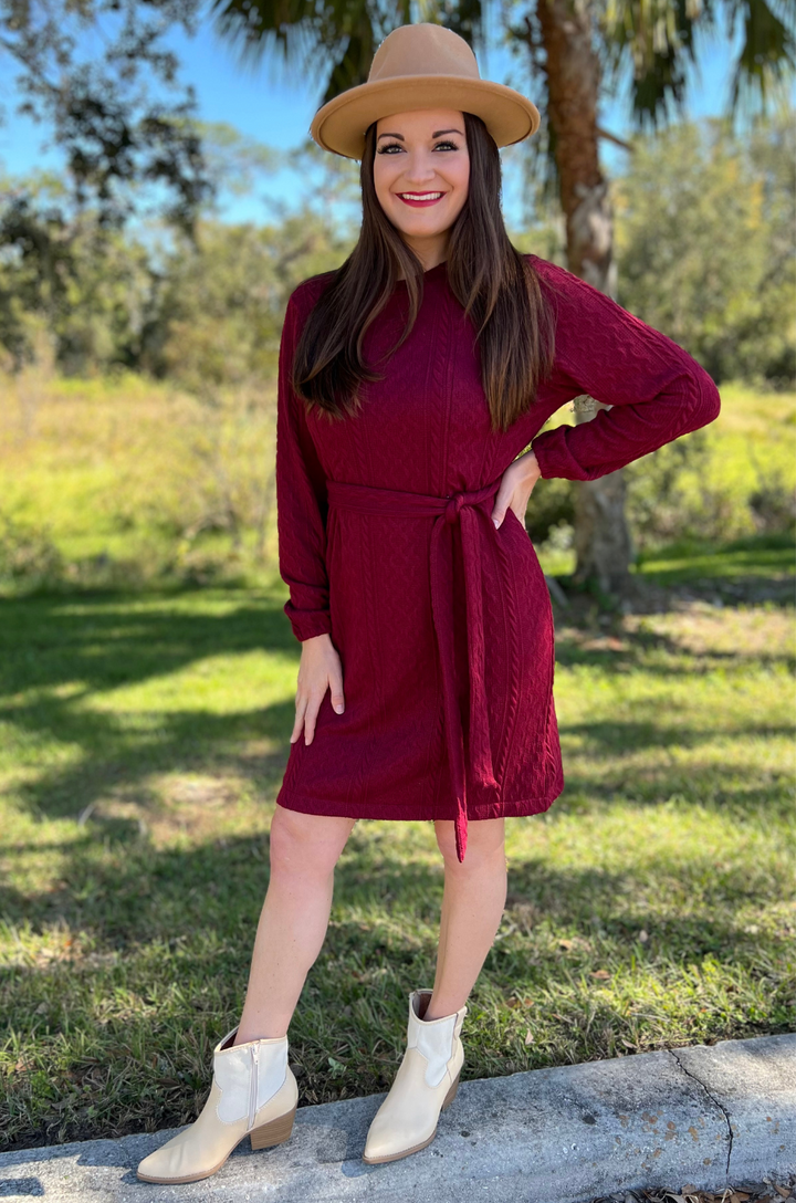 Sweater dress for nursing