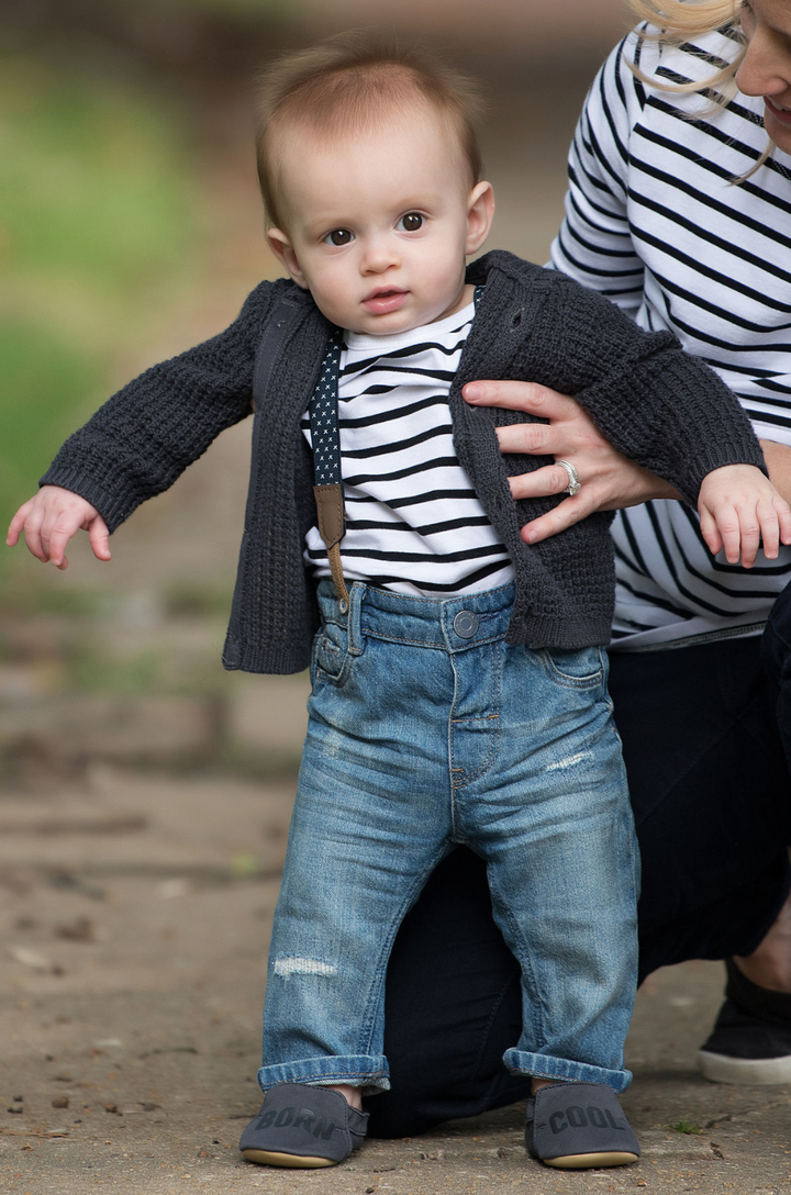 black and white mommy and me tee