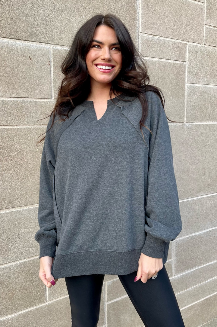 oversized roomy nursing hoodie