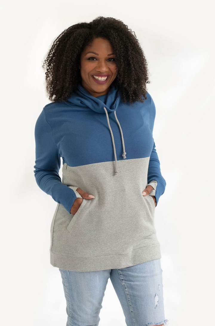 blue nursing sweatshirt