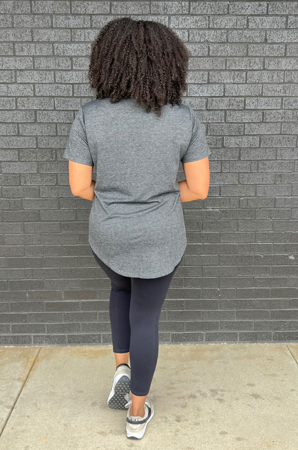 gray nursing top