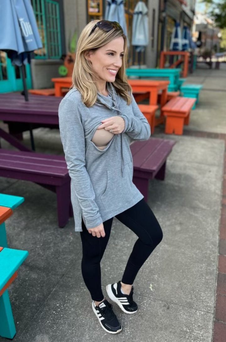 thin nursing sweatshirt