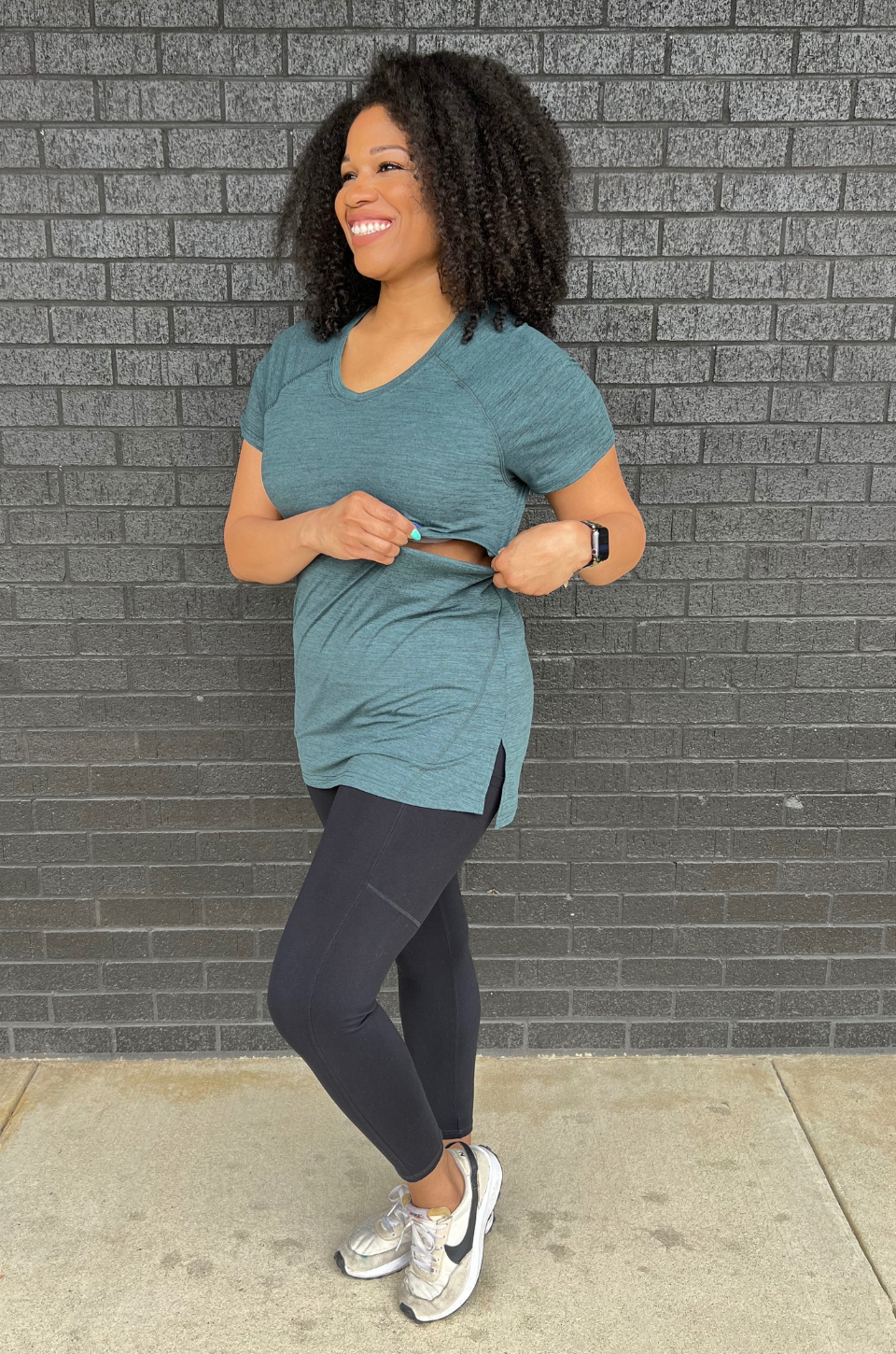 workout shirt for nursing