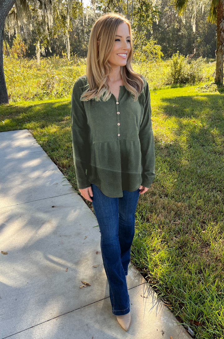 green nursing top