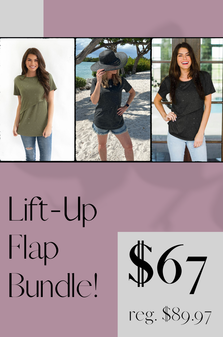 Lift-up Flap T-Shirt Bundle