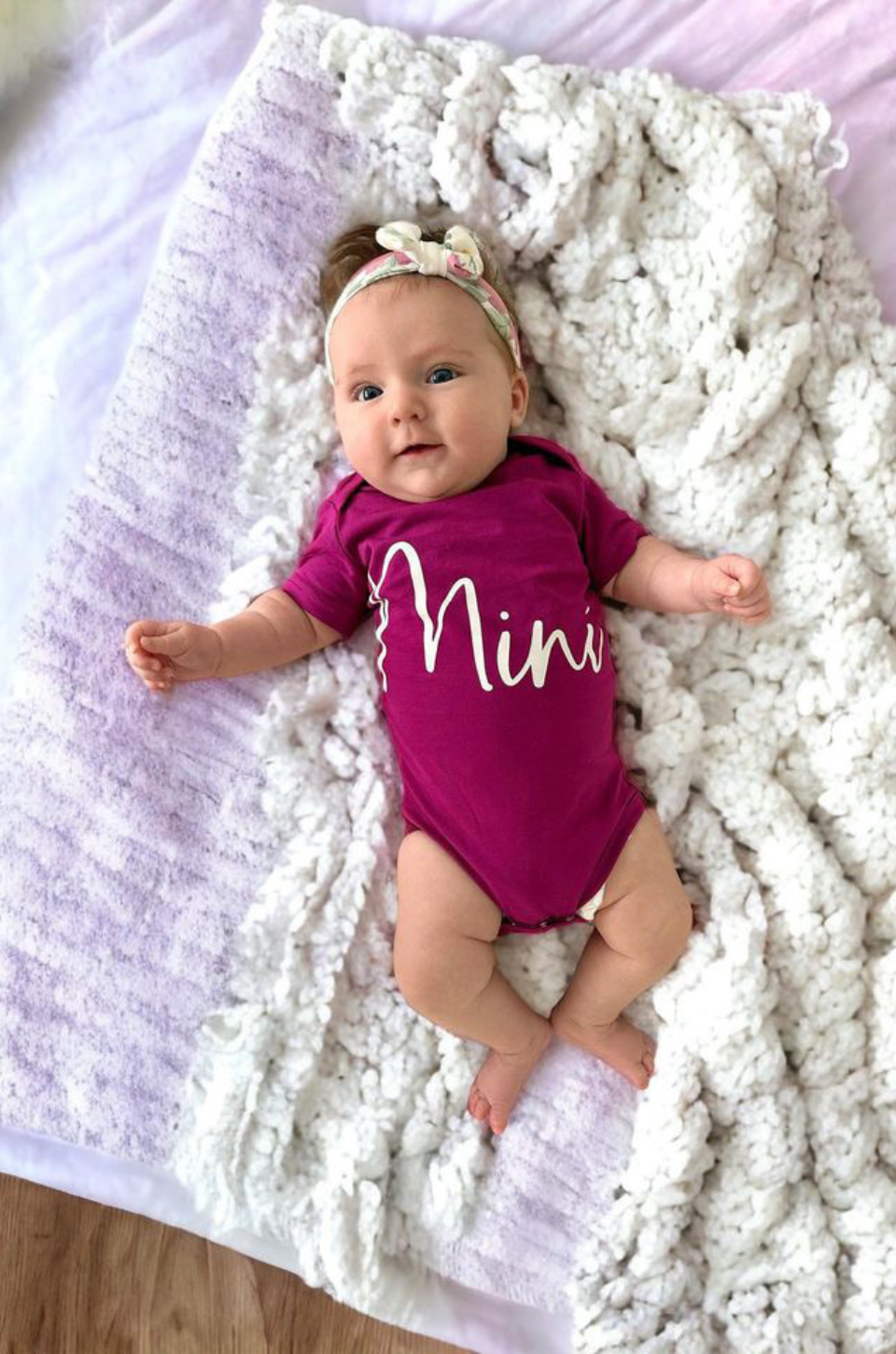 “Mama" and "Mini" Cursive T-Shirt Bundle - Berry