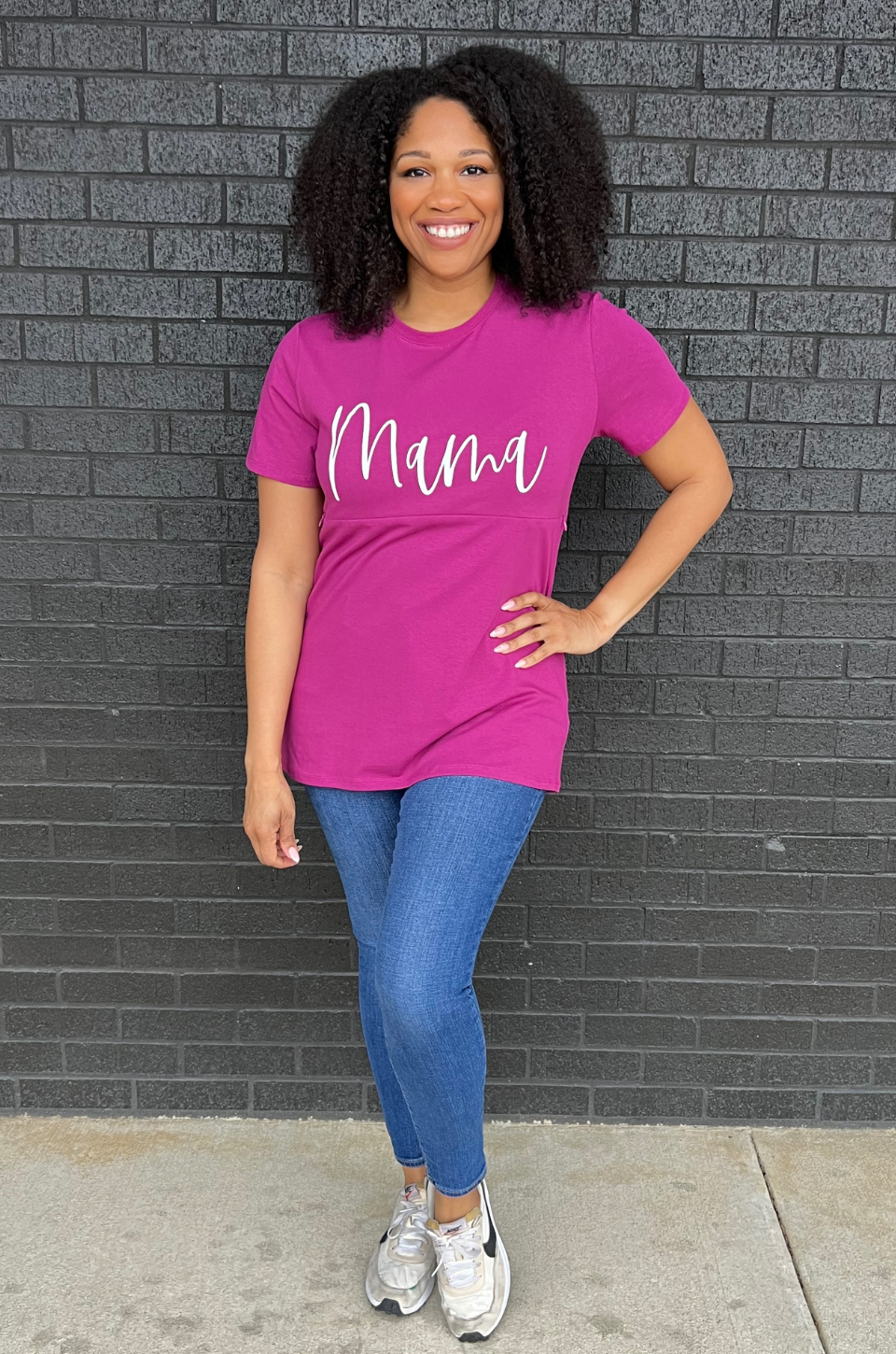 mama nursing tee