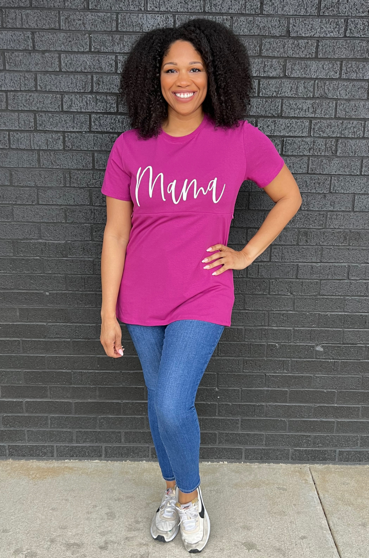 mama nursing tee