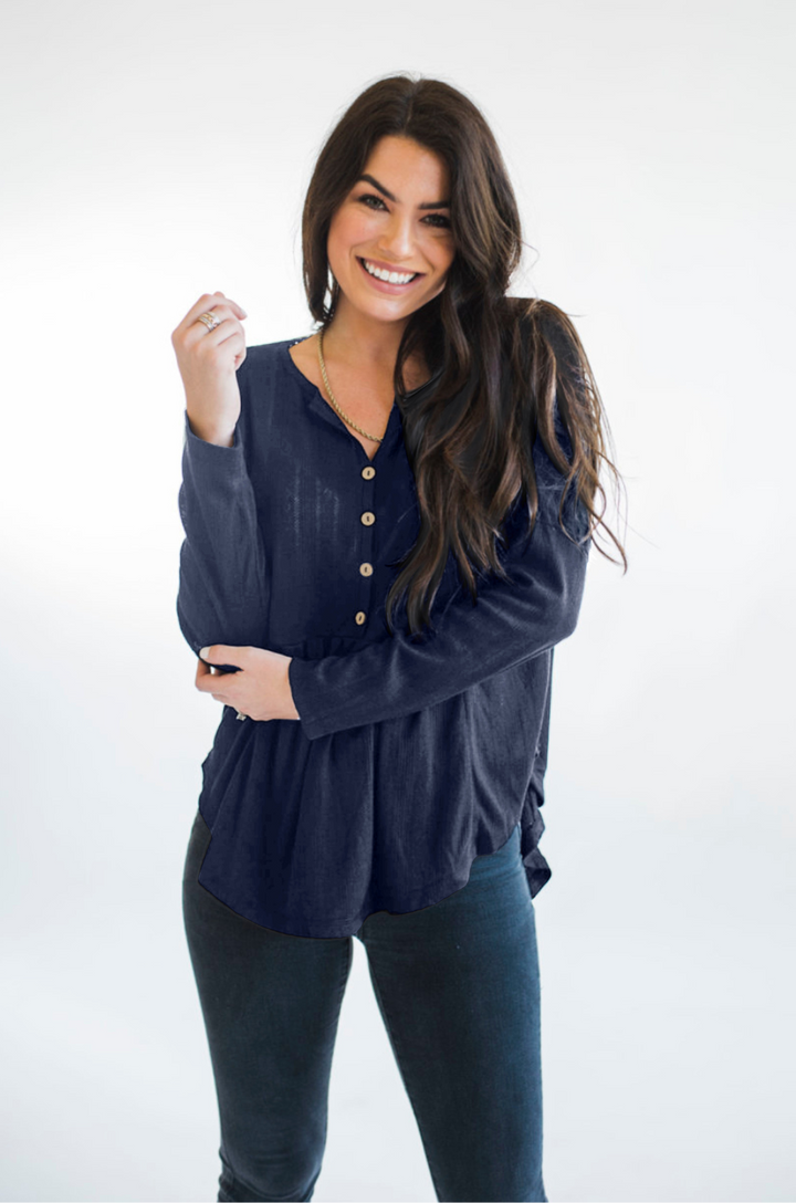 blue nursing top