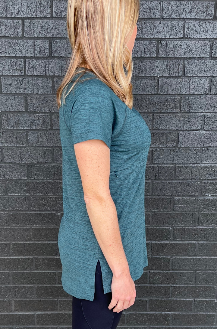 nursing workout zipper top