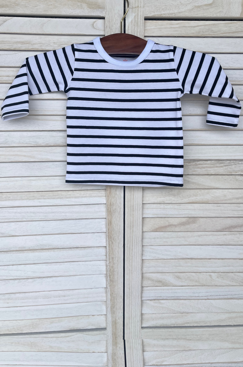 striped baby shirt