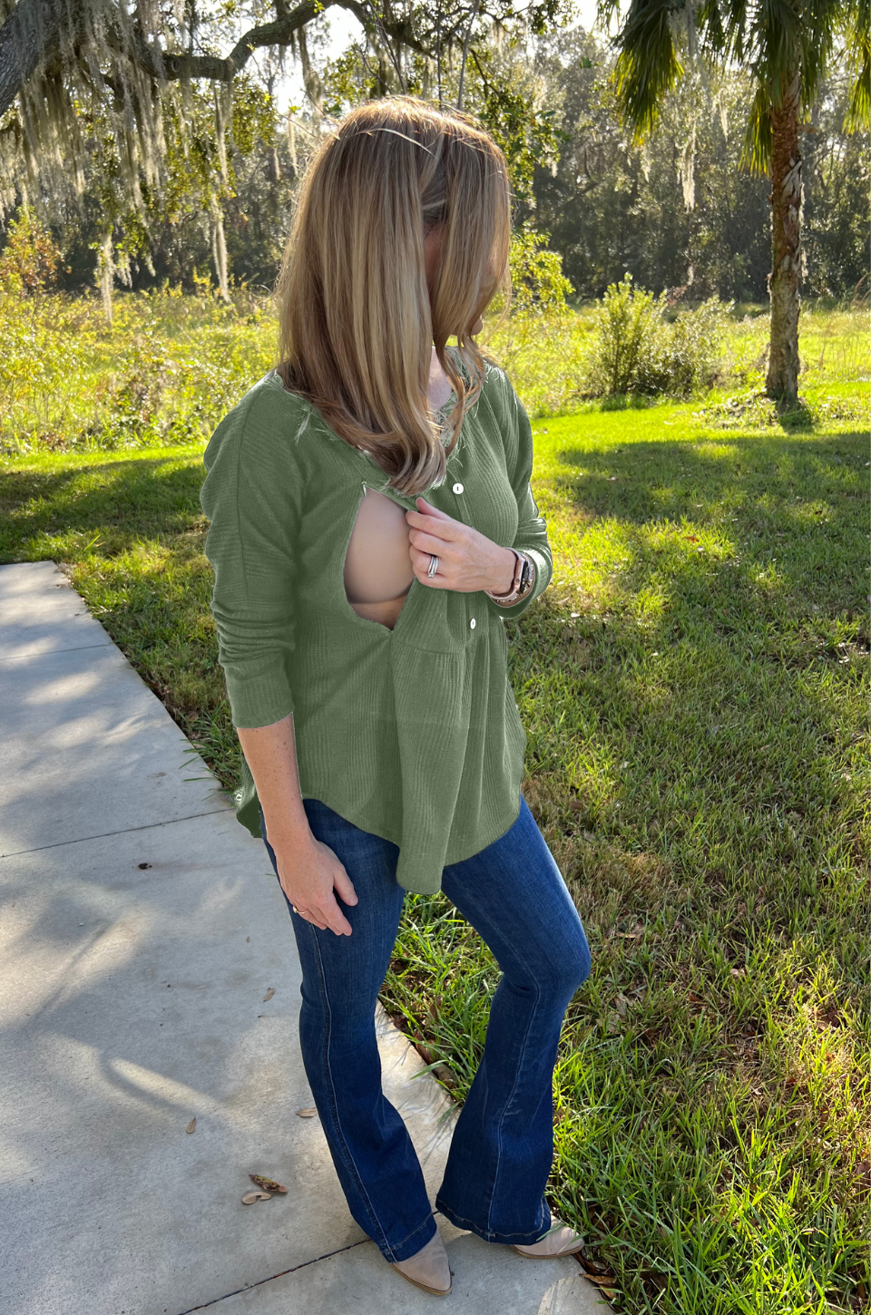 long tunic nursing top
