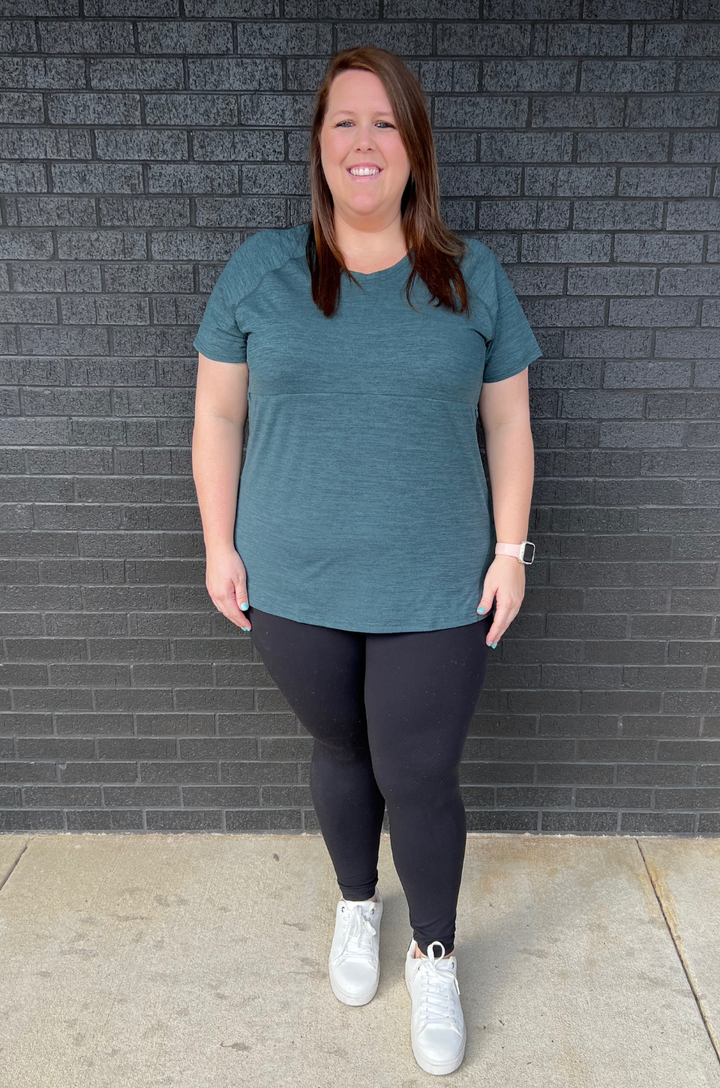 plus size workout top nursing