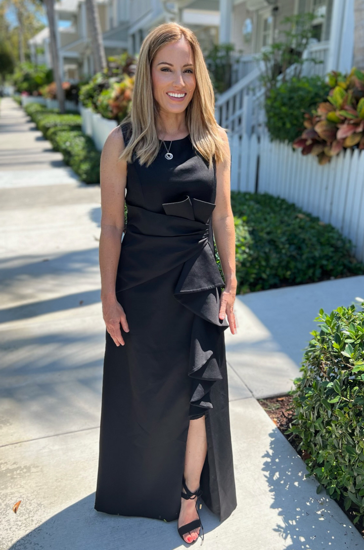 formal maxi nursing dress