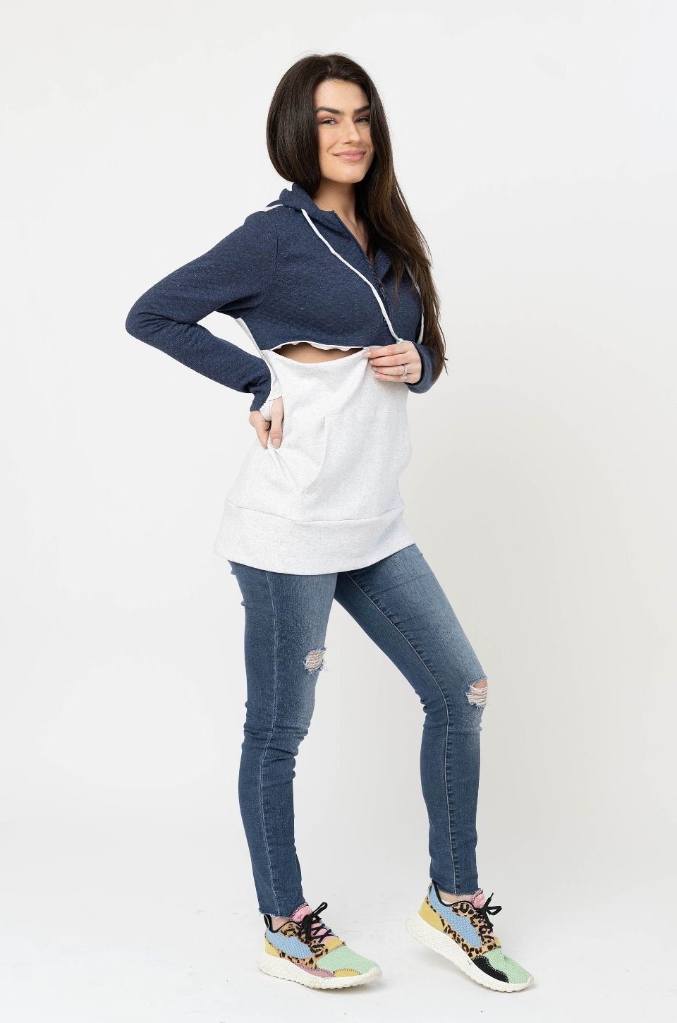 cute nursing hoodies for breastfeeding