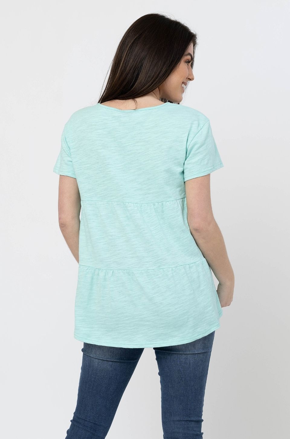 mint green nursing shirt